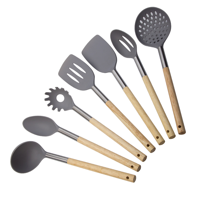 Kitchen Tools Nylon Head and Beech wood handle